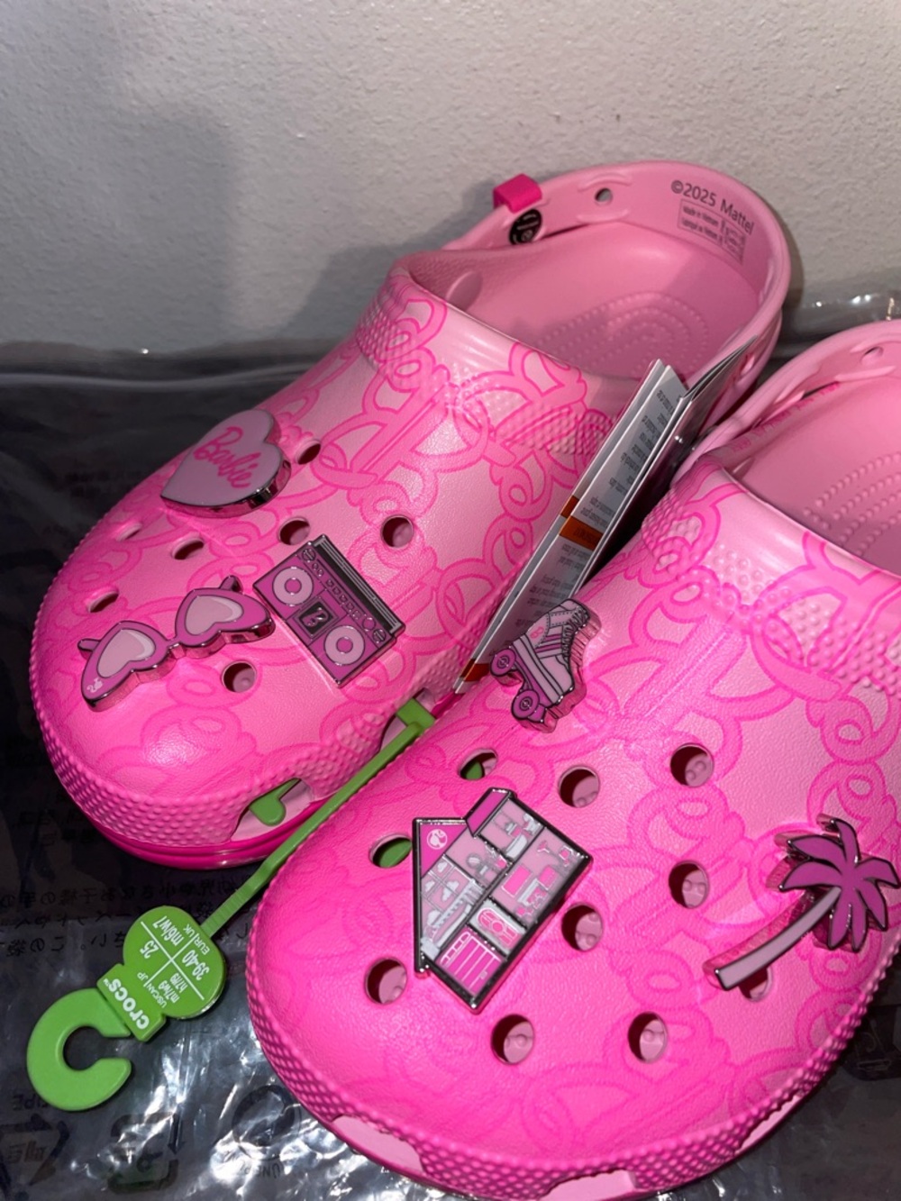CROCS Mattel Barbie Monogram Classic Clog - Picture 4 of 16